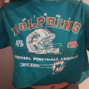 NFL Dolphins Crop Top
